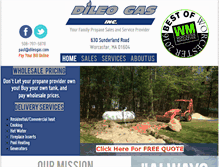 Tablet Screenshot of dileogas.com